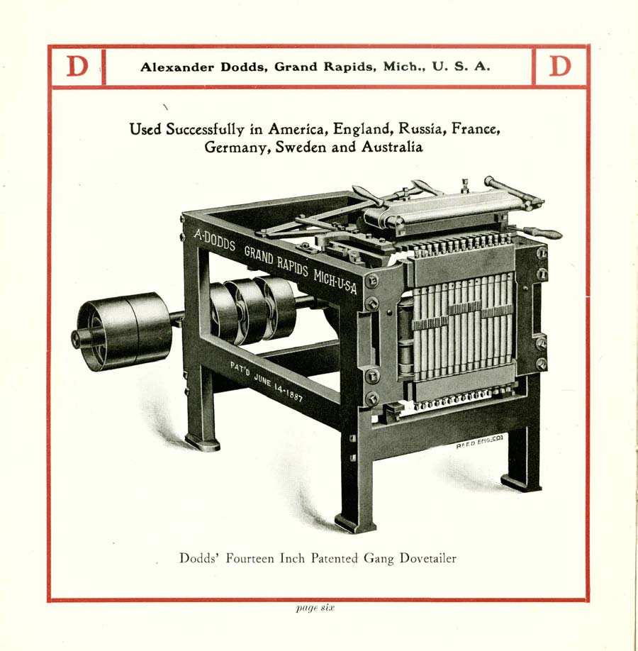 Dodds Dovetail Machinery
